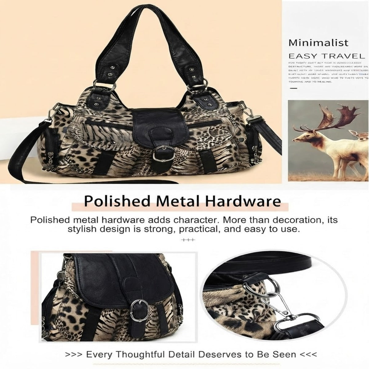 Wild Instinct Multi-Pocket Bag