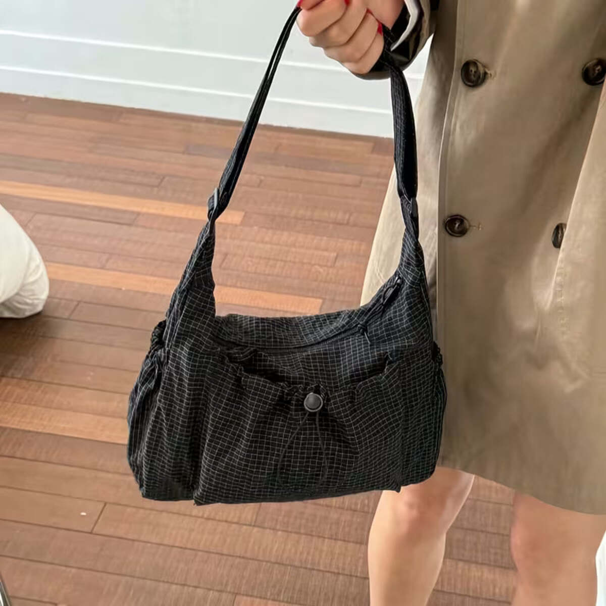 Grid Rush Shoulder Bag