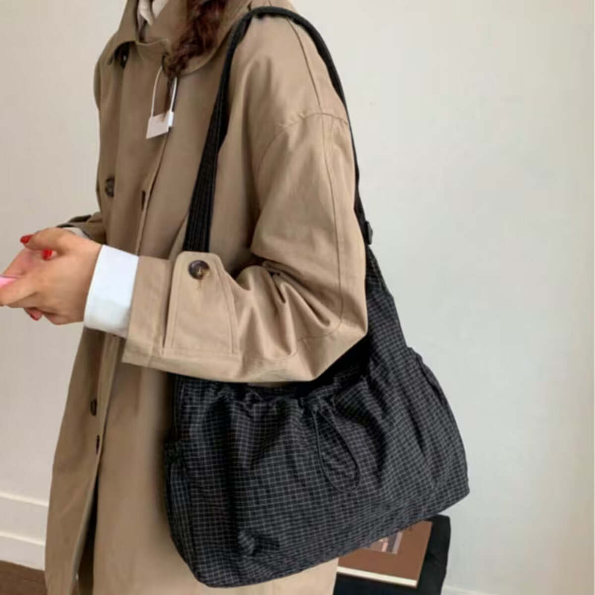Grid Rush Shoulder Bag