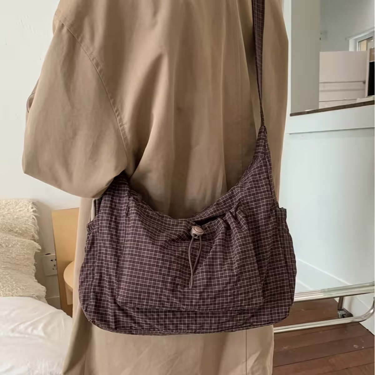 Grid Rush Shoulder Bag