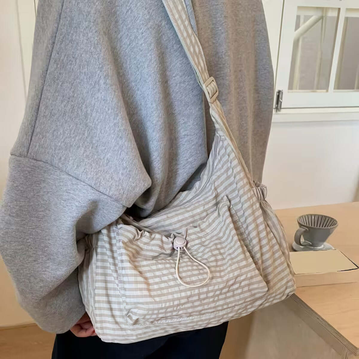 Grid Rush Shoulder Bag