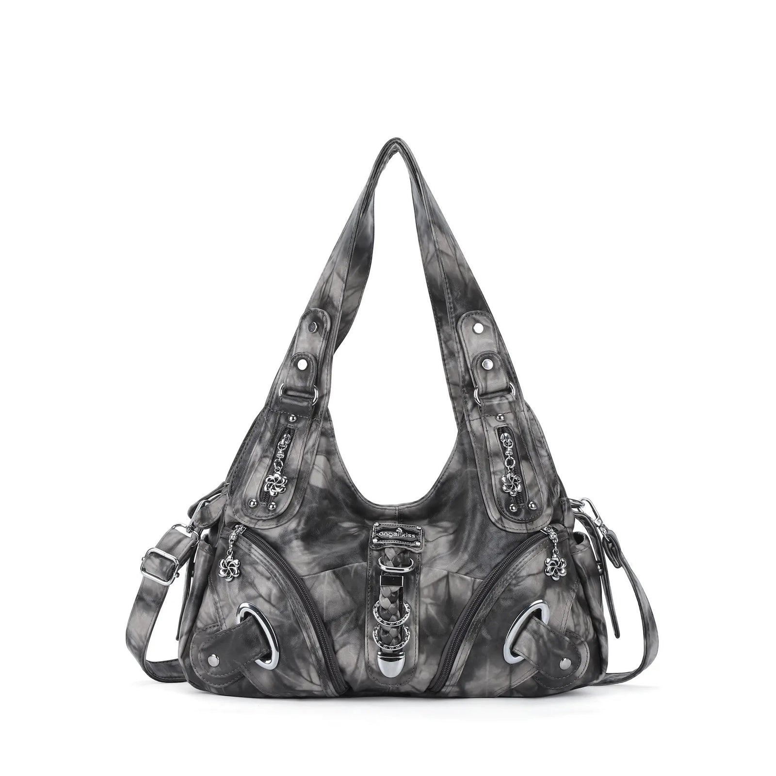 Vintage Studded Hobo Bag