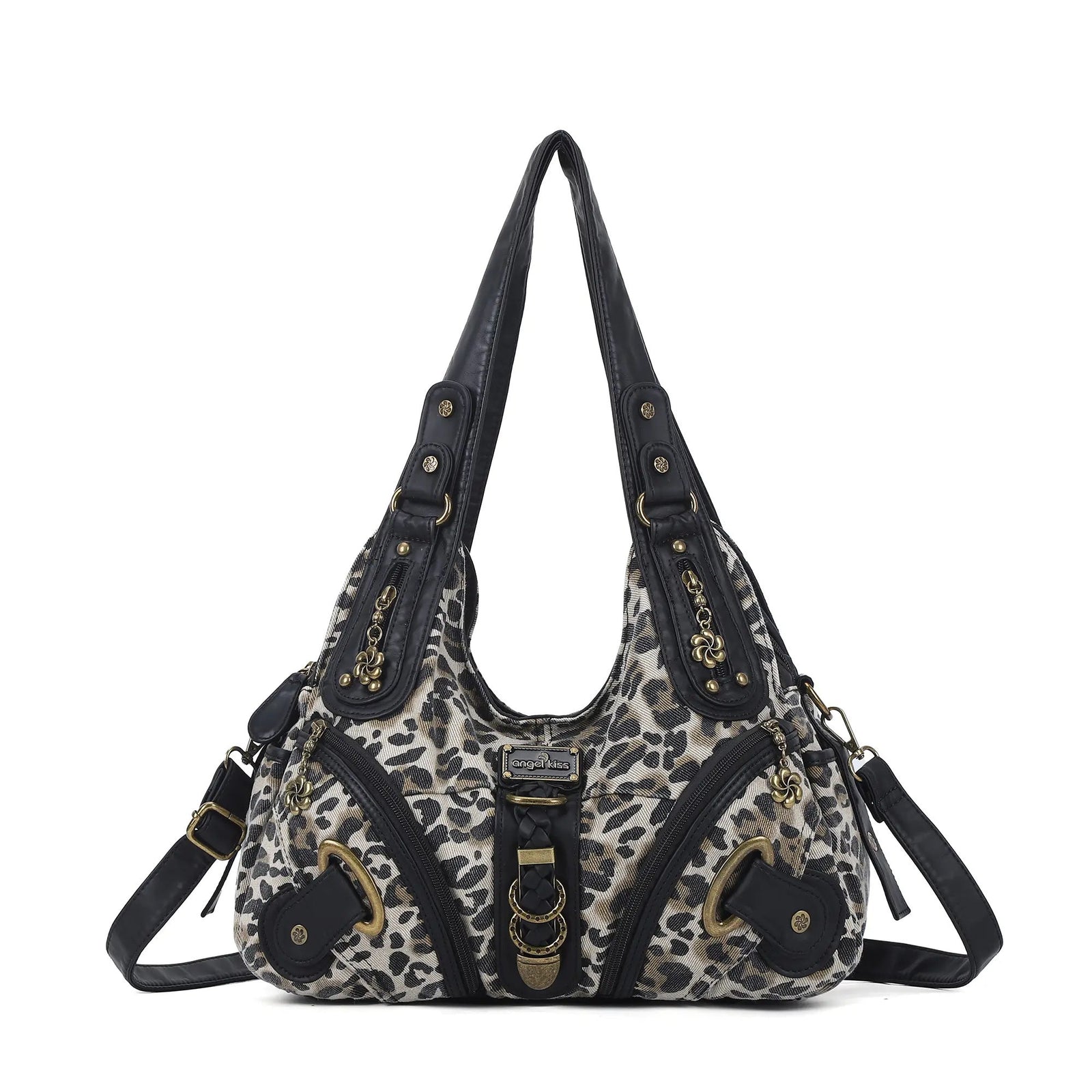 Vintage Studded Hobo Bag
