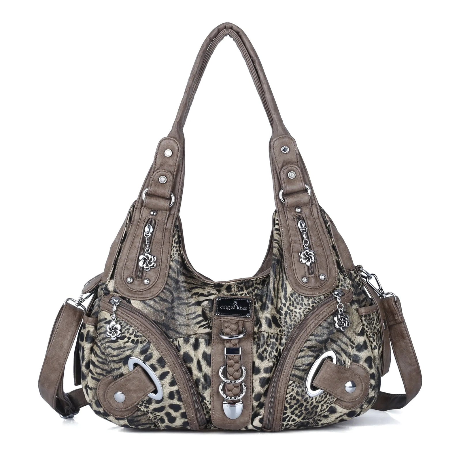 Vintage Studded Hobo Bag
