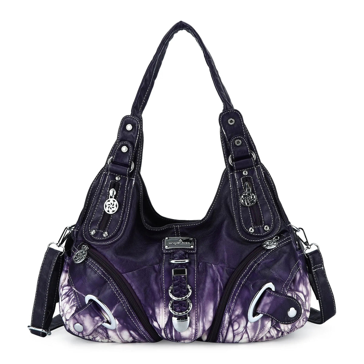 Vintage Studded Hobo Bag
