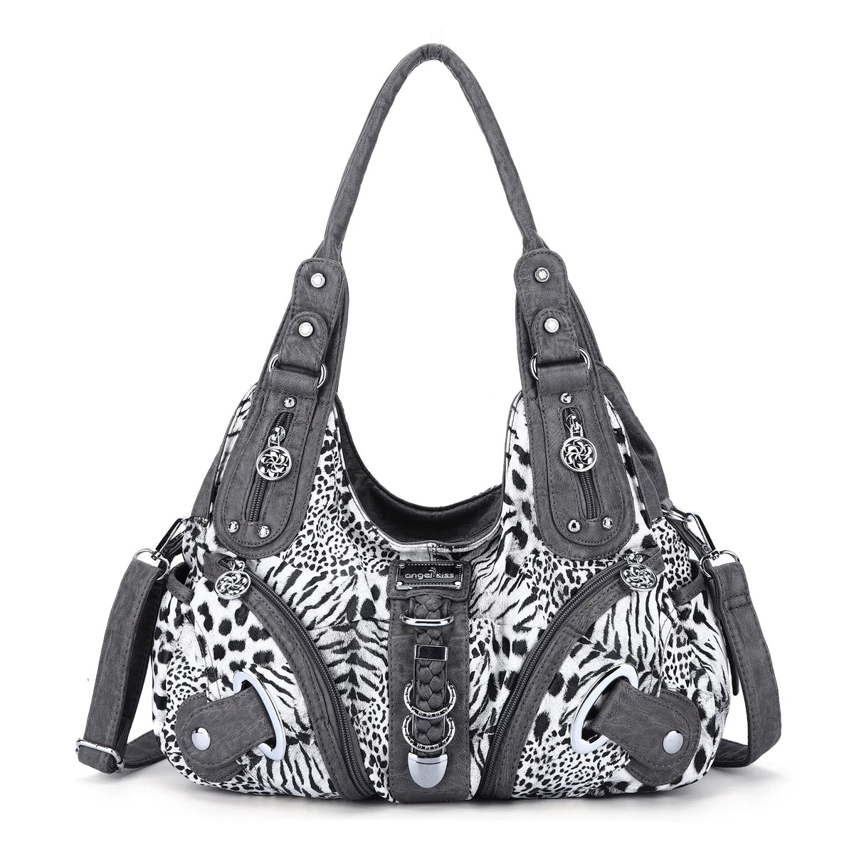 Vintage Studded Hobo Bag