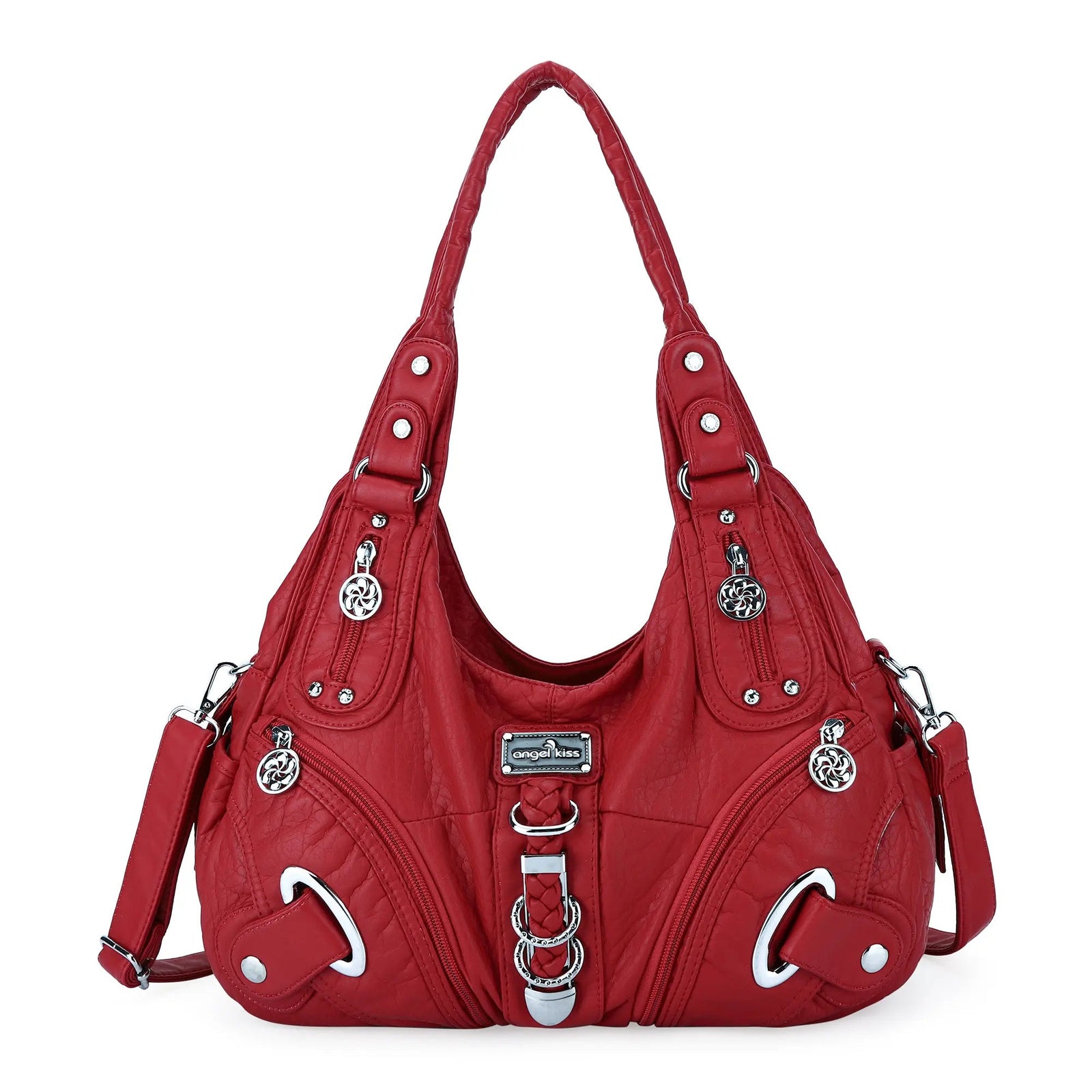 Vintage Studded Hobo Bag