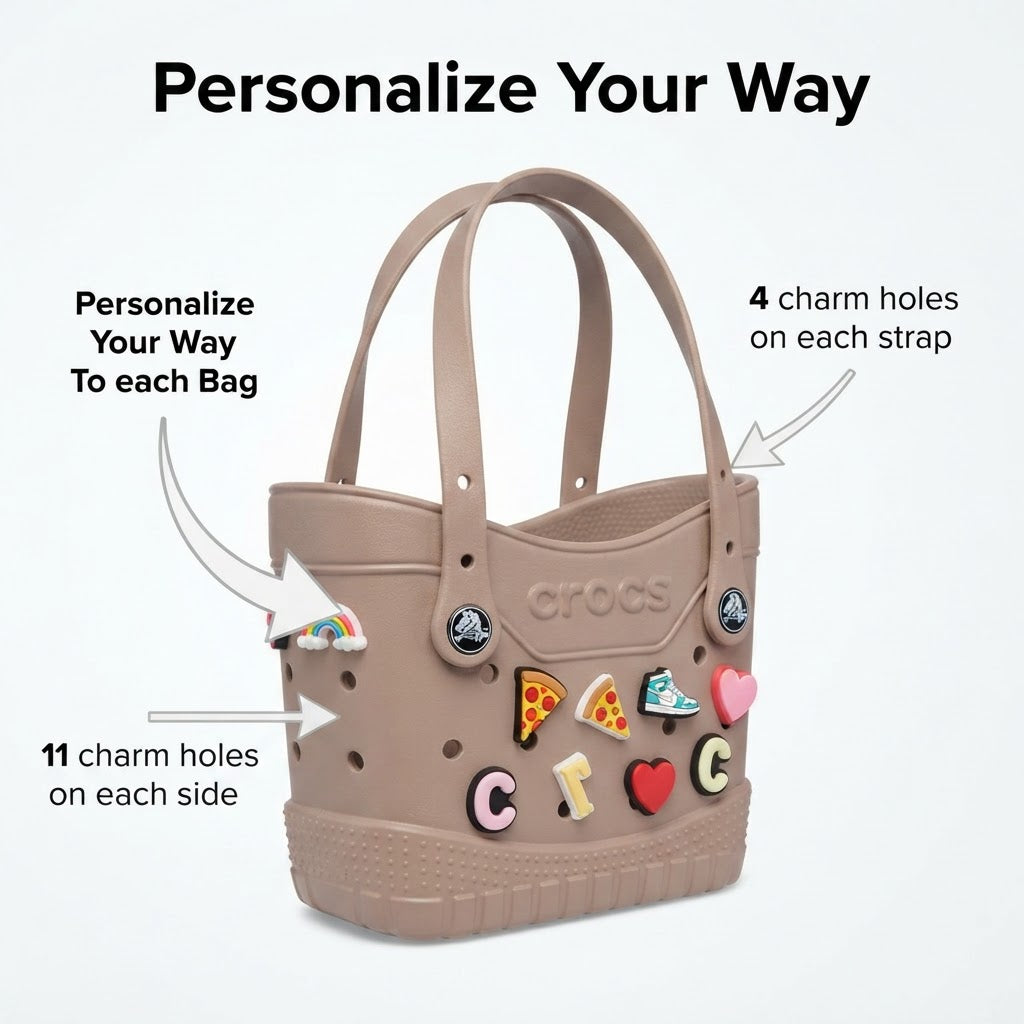 Personalized Charm-Ready Summer Tote