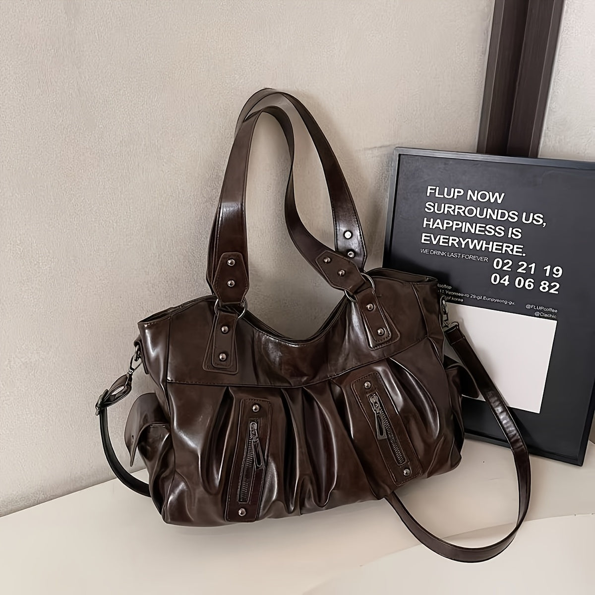 Luxe Pleat Carryall