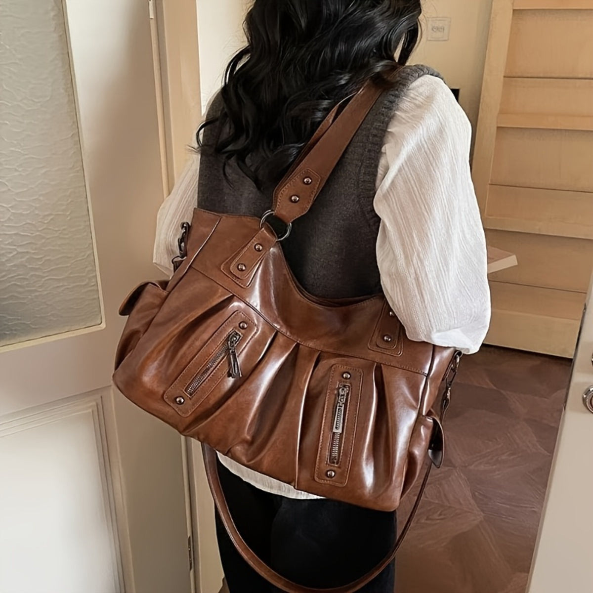 Luxe Pleat Carryall