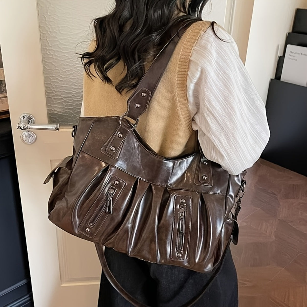 Luxe Pleat Carryall
