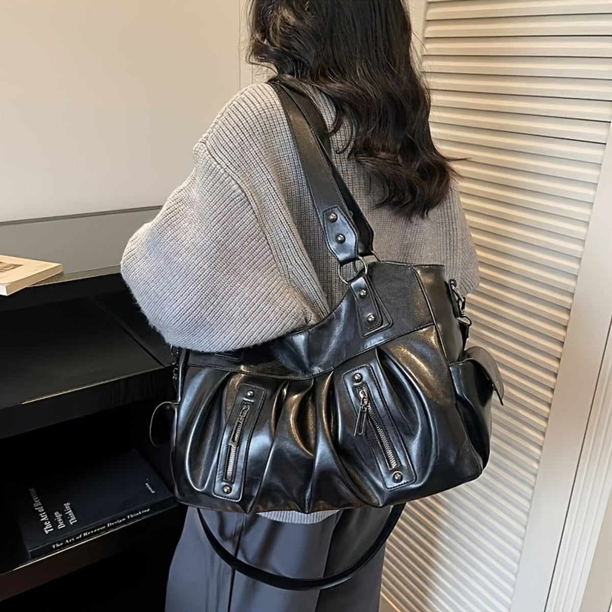 Luxe Pleat Carryall