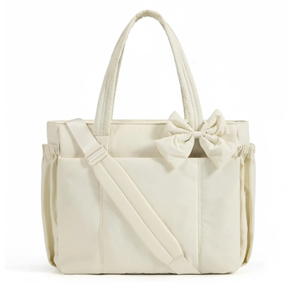 Puffy Bow Everything Tote