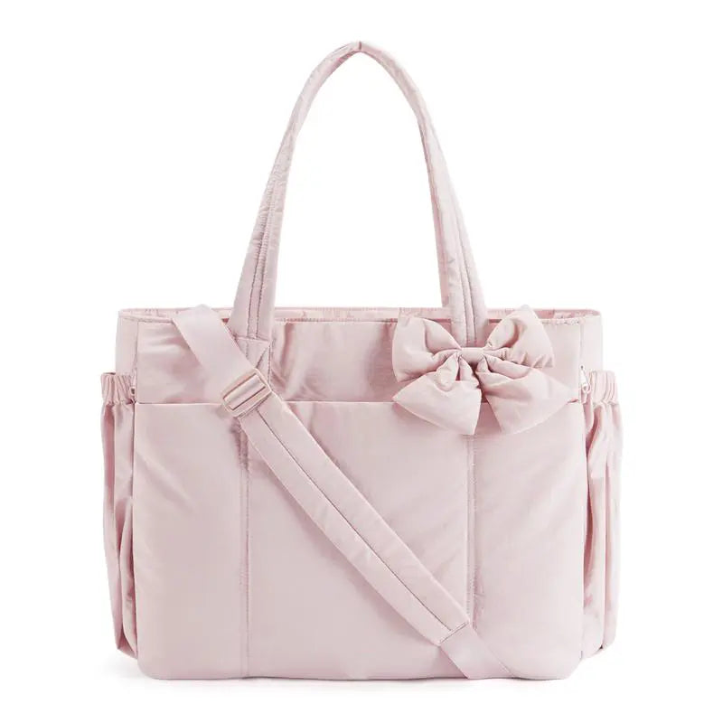 Puffy Bow Everything Tote